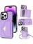 IPhone 14 Pro Akordeon Kart Cüzdan Kılıf Crossbody Kayışı ile Uyumlu (Yurt Dışından) 4