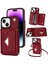 IPhone 14 Plus Akordeon Kart Cüzdan Kılıf Kart Tutucu Pu ile Uyumlu (Yurt Dışından) 1
