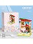 Mini Sokak Sahnesi Yapı Taşları Tam Set Yapboz Oyuncakları Panda Yapı Süsü (Yurt Dışından) 1