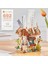 Mini Sokak Sahnesi Yapı Taşları Tam Set Yapboz Oyuncakları Panda Yapı Süsü (Yurt Dışından) 1