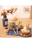 Mini Sokak Sahnesi Yapı Taşları Tam Set Yapboz Oyuncakları Panda Yapı Süsü (Yurt Dışından) 1
