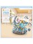 Mini Sokak Sahnesi Yapı Taşları Tam Set Yapboz Oyuncakları Panda Yapı Süsü (Yurt Dışından) 1