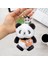 Sevimli Süper Sevimli Tombul Dev Panda Peluş Bebek Bebek Kolye Kadife Bebek Bebek Anahtarlık (Yurt Dışından) 1