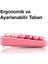 Ally Mofi Sweet 2.4g Retro Kablosuz Q Klavye Oyuncu Klavye ve Mouse SETI-(5775) - BLS9108-8418 4