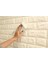 50X50 cm 0,27 M² Silinebilir Kendinden Yapışkanlı Duvar Kağıdı Esnek Panel 3D Tuğla Desen 6