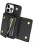 IPhone 13 Pro Akordeon Kart Cüzdan Kılıf Crossbody Kayışı ile Uyumlu (Yurt Dışından) 2