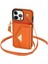 IPhone 13 Pro Akordeon Kart Cüzdan Kılıf Crossbody Kayışı ile Uyumlu (Yurt Dışından) 4