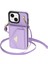 IPhone 13 Akordeon Kart Cüzdan Kılıf Crossbody Kayış Pu ile Uyumlu (Yurt Dışından) 3