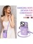 IPhone 13 Akordeon Kart Cüzdan Kılıf Crossbody Kayış Pu ile Uyumlu (Yurt Dışından) 5