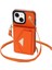IPhone 13 Akordeon Kart Cüzdan Kılıf Crossbody Kayış Pu ile Uyumlu (Yurt Dışından) 1