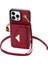IPhone 14 Pro Akordeon Kart Cüzdan Kılıf Crossbody Kayışı ile Uyumlu (Yurt Dışından) 2