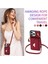 IPhone 14 Pro Akordeon Kart Cüzdan Kılıf Crossbody Kayışı ile Uyumlu (Yurt Dışından) 5