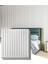 1m² (50cmx50cm 4 Adet) Beyaz 3D ABS PVC Malzeme Dayanıklı Duvar Paneli Silinebilir Lambiri Panel 6