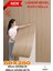 60CM x 280CM 1 Adet Kendinden Yapışkanlı Açık Kahverengi Lambiri Desenli Duvar Paneli Kağıdı YG005 1