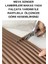 20 cm x 206 cm kendinden yapışkanlı sünger meva duvar lambirisi krem salon ofis kaplama paneli 5