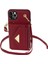 IPhone 11 Pro Akordeon Kart Cüzdan Kılıf Crossbody Kayışı ile Uyumlu (Yurt Dışından) 3