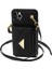 IPhone 11 Pro Akordeon Kart Cüzdan Kılıf Crossbody Kayışı ile Uyumlu (Yurt Dışından) 2