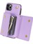IPhone 11 Pro Akordeon Kart Cüzdan Kılıf Crossbody Kayışı ile Uyumlu (Yurt Dışından) 4