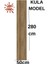 50X280CM Kula Kahverengi Akustik Duvar Paneli 3mm Keçe ve 8mm Mdflam Salon Ofis Duvar Çıtası Lambiri 2