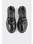 Siyah Deri Kadın Loafer 4