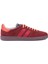 - Bordo Rengi Hakiki Süet Bağcıklı Erkek Sneaker 666-1077 1