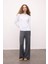 Relax Fit Triko Pantolon Basic Düz Beli Lastikli Geniş Paça V0088AZ24AU 2