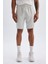 Fit Gri Slim Fit Dar Kesim Sporcu Standart Paça Şort V3030AZ24AU 1