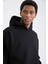 Oversize Fit Kapüşonlu Kanguru Cepli İçi Yumuşak Tüylü Sweatshirt Y1237AZ22AU 4