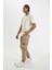 Fit Oversize Geniş Kalıp Kargo Cepli Dokuma Pantolon C1528AX24SM 4