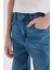 Erkek Çocuk Straight Fit Düz Paça Basic Düz Jean Pantolon D6475A825SM 5
