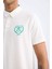 DeFactoFit Standart Fit Baskılı Sporcu Polo Ağır Kumaş Kısa Kollu Tişört C0416AX24SM 5