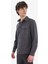 %100 Pamuk Regular Fit Polo Yaka Basic Düz Uzun Kollu Gömlek B2654AX25SP 3