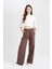 Coool Wide Leg Geniş Bol Paça Eşofman Altı Beli Lastikli Bağcıklı Cepli Basic Düz B3345AX24WN 2