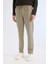 Jogger Pantolon Esnek Basic Düz Beli Bağcıklı Cepli Düz Paça C6022AX25SP 1