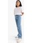 Kız Çocuk Flare Fit İspanyol Paça Jean Pantolon D7096A825SM 2