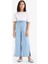 Kız Çocuk Culotte Geniş Paça Jean Pantolon D7102A825SM 5