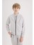 Erkek Çocuk Kolej Yaka Bomber Pike Cardigan D8553A825SP 3