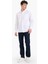 %100 Pamuk Regular Fit Polo Yaka Oxford Basic Düz Uzun Kollu Beyaz Gömlek A8028AX25SP 2