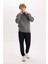 Regular Fit Eşofman Altı Cepli Basic Düz Beli Bağcıklı Lastikli Paça D4416AX25SP 4