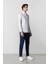 Tailored Fit Normal Kesim Düz Paça Her Yöne Esneyen Yazlık Kumaş Pantolon C7508AX25SP 4