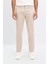 Chino Kanvas Pantolon Slim Fit Dar Kesim Pamuklu Esnek Dar Paça C9441AX24AU 1