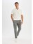 Tailored Fit Normal Kesim Düz Paça Her Yöne Esneyen Yazlık Kumaş Pantolon C7508AX24AU 5