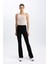 Fit Flare Fit Standart Boy Ribana Pantolon İspanyol Paça B9023AX24SM 2