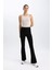 Fit Flare Fit Standart Boy Ribana Pantolon İspanyol Paça B9023AX24SM 3