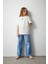 Kız Çocuk Wide Leg Kargo Geniş Paça Jean Pantolon B9821A824SM 3