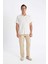 %100 Keten Relax Fit Rahat Kesim Düz Paça Yazlık Pantolon C1117AX24SM 3