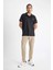 Fit Jogger Eşofman Altı Slim Fit Dar Kesim Dokuma Üç Cepli Fermuarlı Paça B2780AX24SM 2
