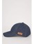 Erkek Etiket Baskılı Jean Cap Şapka A9520AX24SM 3