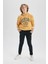 Erkek Çocuk Oversize Geniş Kalıp Kapüşonlu Baskılı Sweatshirt B7104A824SP 2