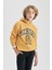 Erkek Çocuk Oversize Geniş Kalıp Kapüşonlu Baskılı Sweatshirt B7104A824SP 3